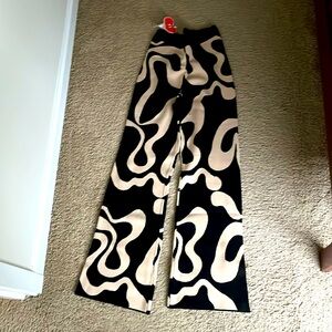 Everyday Illusion Psychedelic Swirl Knit Trousers